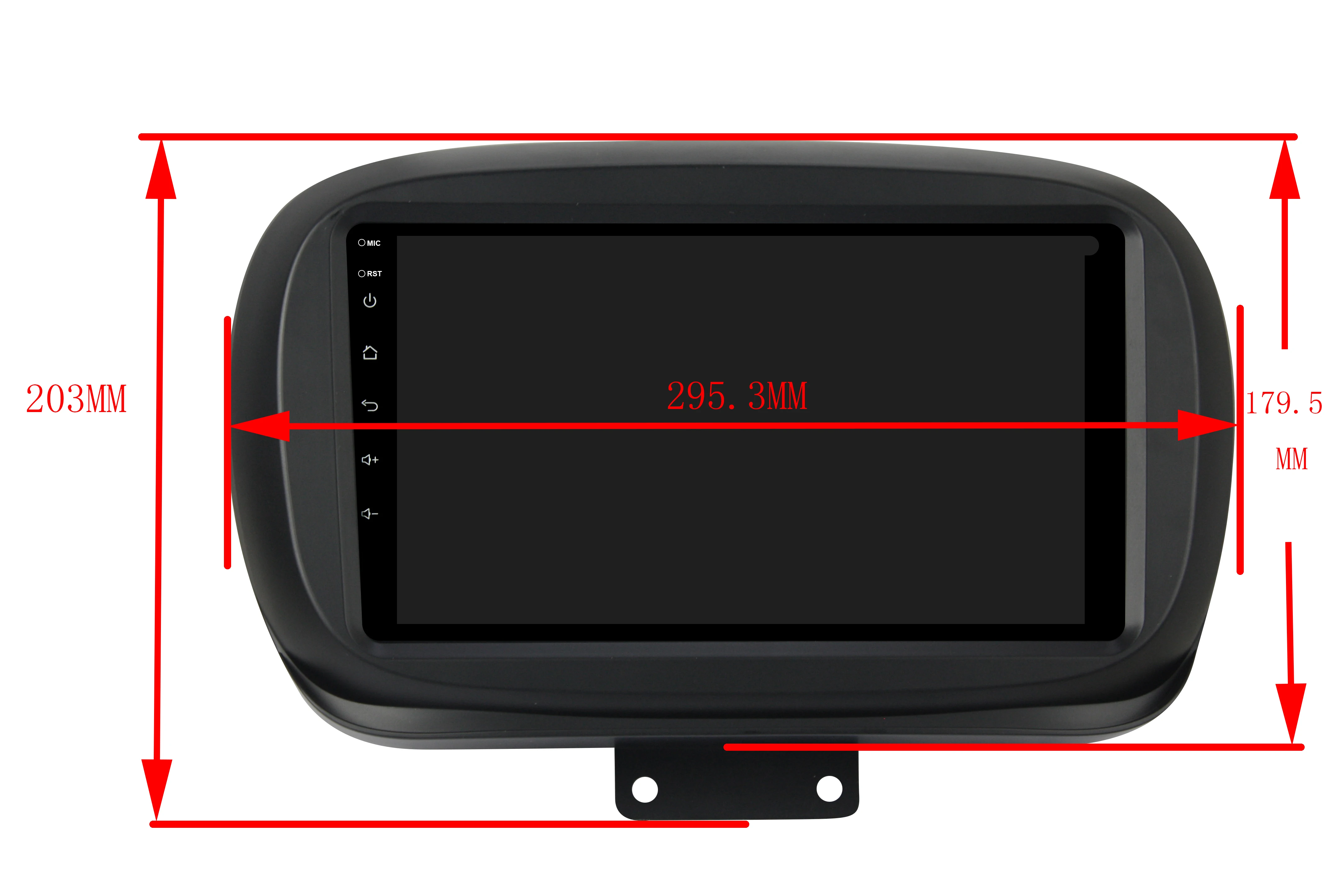 KLYDE Android автомобильный Радио Аудио для FIAT 500X- с 9 дюймов сенсорный экран octa core mirro ссылка PX5 dsp автомобильный стерео dvd