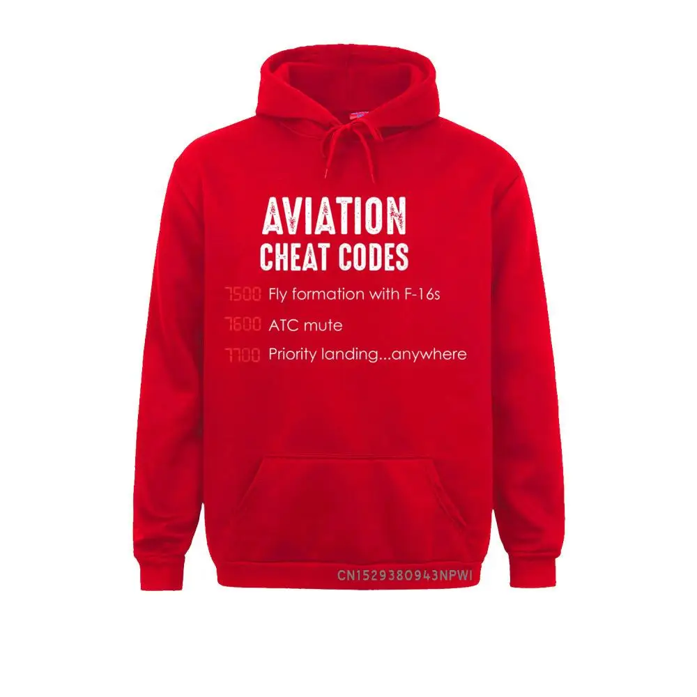 Aviation Cheat Codes - Funny Hoodie For Pilots And ATC Adult Hoodies Funny NEW YEAR DAY Sweatshirts Sportswears Brand New