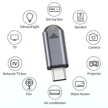 Adaptador de Control remoto infrarrojo inalámbrico, interfaz Micro USB tipo C, Control por aplicación inteligente, transmisor de teléfono para teléfonos Android