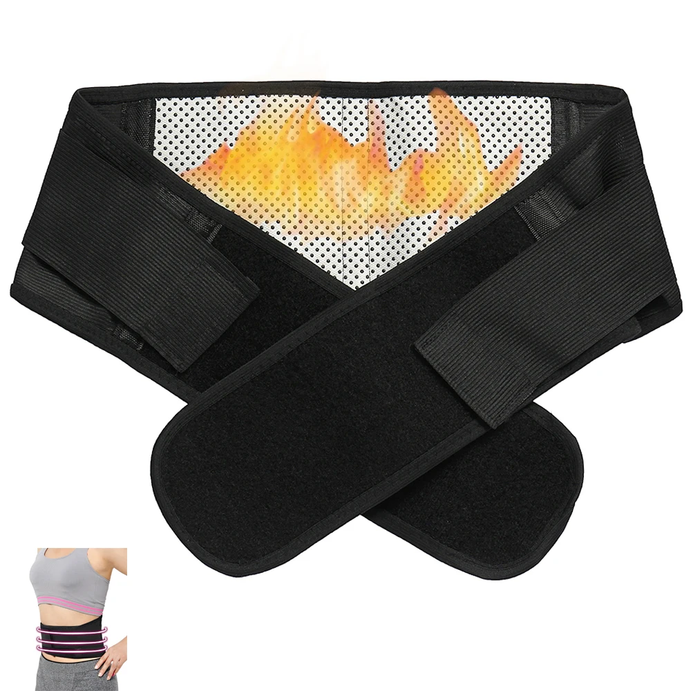 

Band Back Support Belt Lumbar Brace Massage Women And Men Adjustable Waist Belt Heating Magnetik Fitness Warm Lower Protector