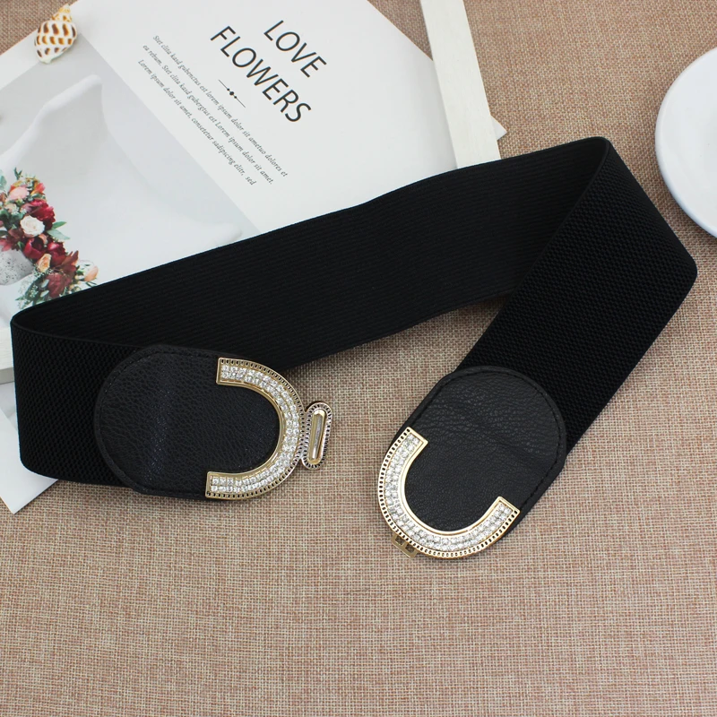 Корсет со стразами поясная цепочка большой femme cinturon elastico mujer cummerbund ceinture elastique femme широкий пояс CC
