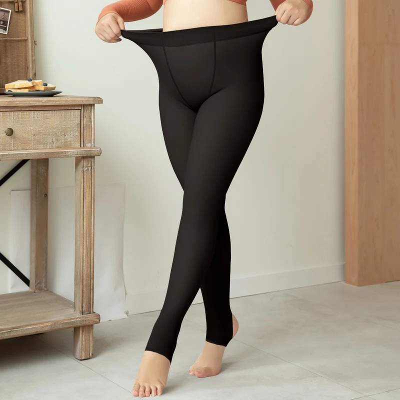 nvgtn leggings Plus Size Winter Warm Leggings Women Super Elastic Velvet Thick Legging Sexy High Waist Thermal Slim Leggings Women Big Size lululemon leggings Leggings