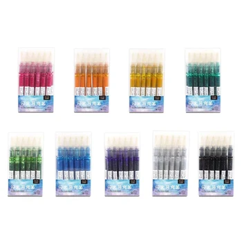 

8PCS Erasable Pen 8 Colors Gel Ink Pen Set Rainbow Styles New Best Selling Creative Drawing Stationery Pens For School