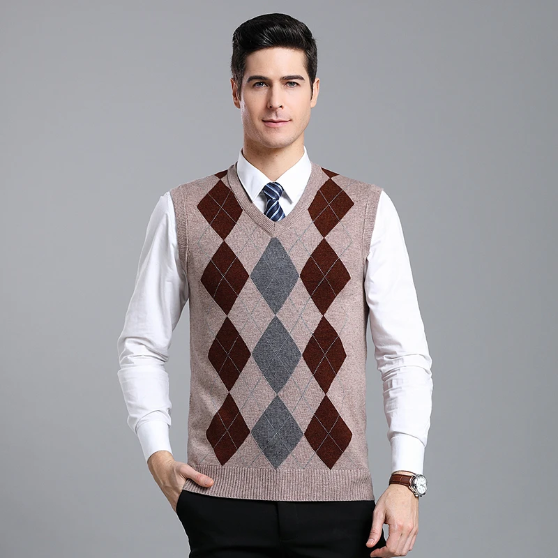argyle sweater vest men