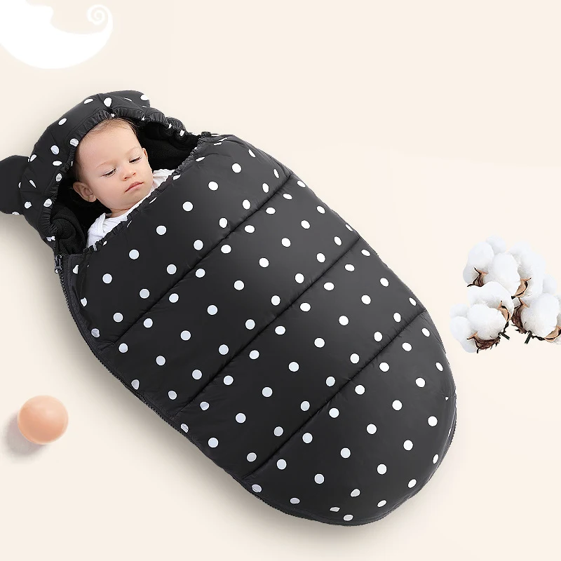 Спальный мешок для новорожденного ребенка, сумка для детской коляски, теплая зимняя Пеленка, Водонепроницаемый конверт для ног