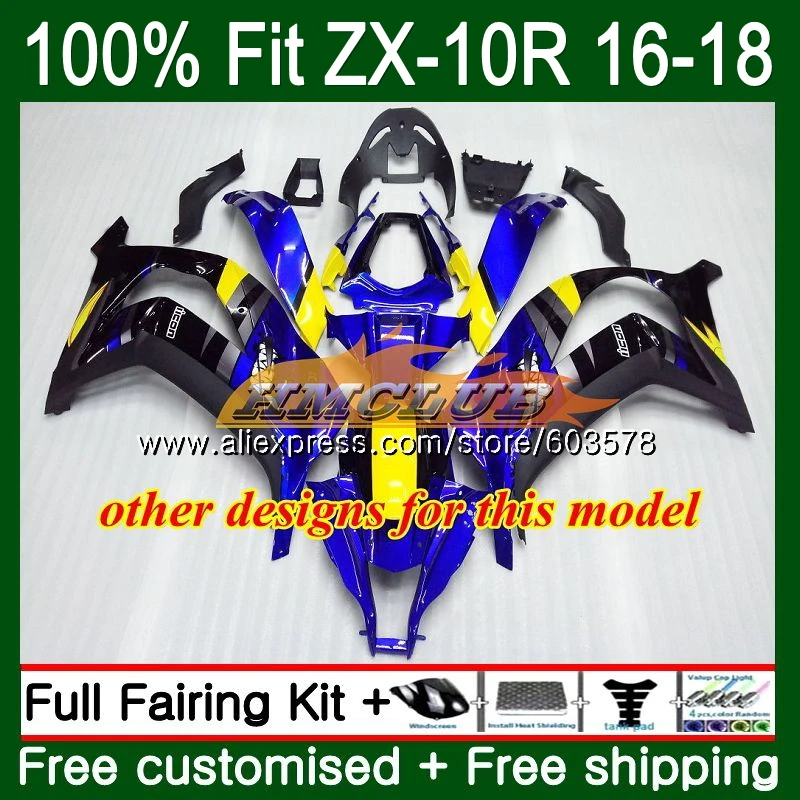 Инъекции для KAWASAKI ZX-10R 1000CC ZX10R 16, 17, 18, 120CL. 26 ZX1000 ZX 1000 ZX 10 сотрудников отдела исследований 10R обтекатель oem зеленый глянец