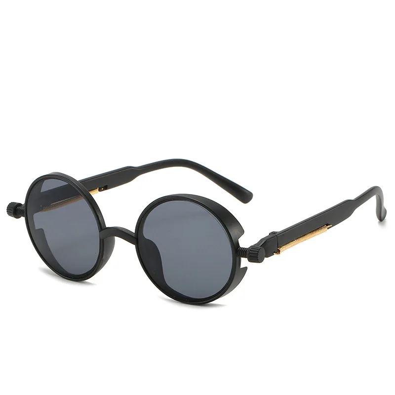 

2020 Fashion UV400 Sunglasses Men's And Women's Sun Glasses Steam Punk Sunglasses Metal Spring Feet UV-proof Sun Glasses