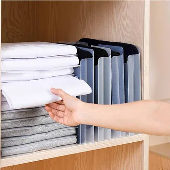 

10pcs/set Creative Closet Lazy Folding Board Multi-function Folder Travel Space Saving Wardrobe Storage Dust-proof Storage Boxes