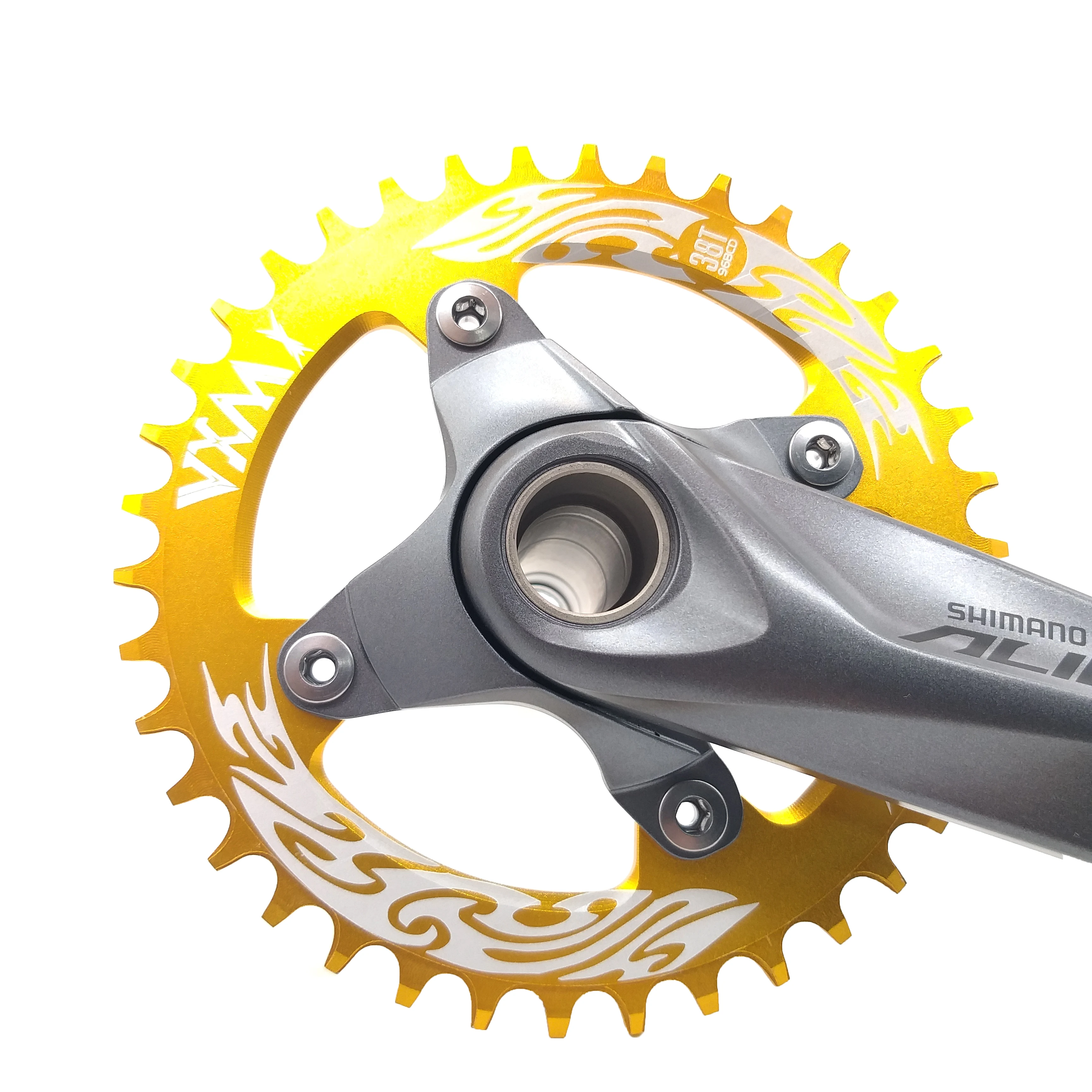 Shimano Alivio M4050 велосипед mtb коленчатый набор с VXM 96BCD круглой узкой широкой цепью 32T 34T