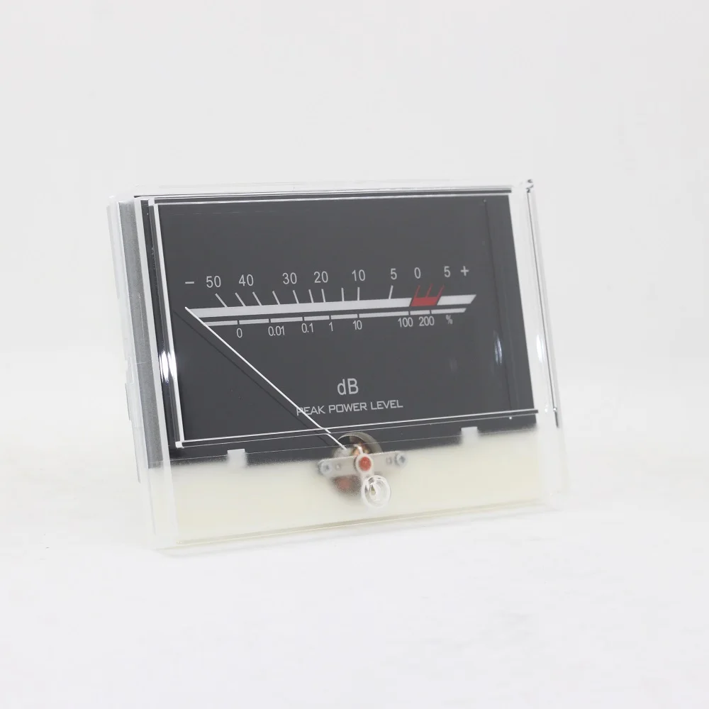 VU Meter Post Power Level Meter Audio DB Header White Backlight P-134 Rear Amplifier