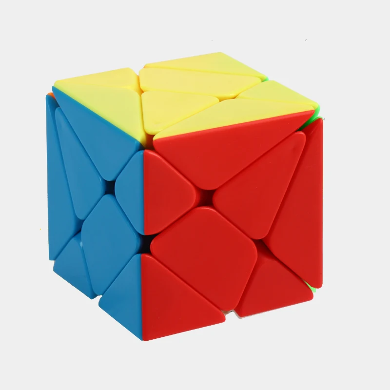 

Mirror Speed Magic Cube Square Pyramid Professional Cubo Magico Antistress Skew Stickless Challenge Toys for Children AA50MF