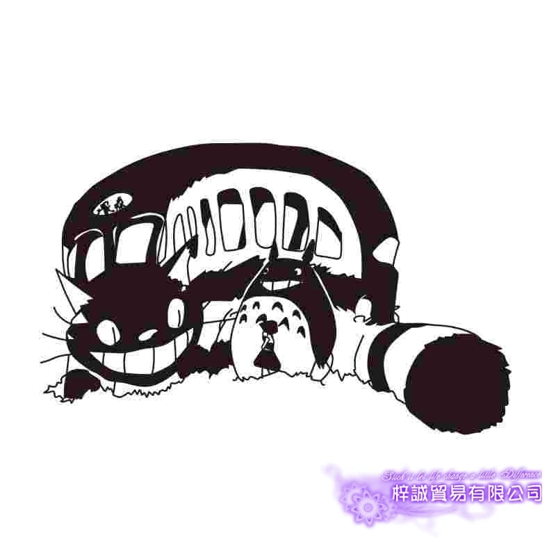 Pegatina Totoro Sticker Anime Cartoon Car Decal Sticker Vinyl Wall Stickers Decor Home Decoration