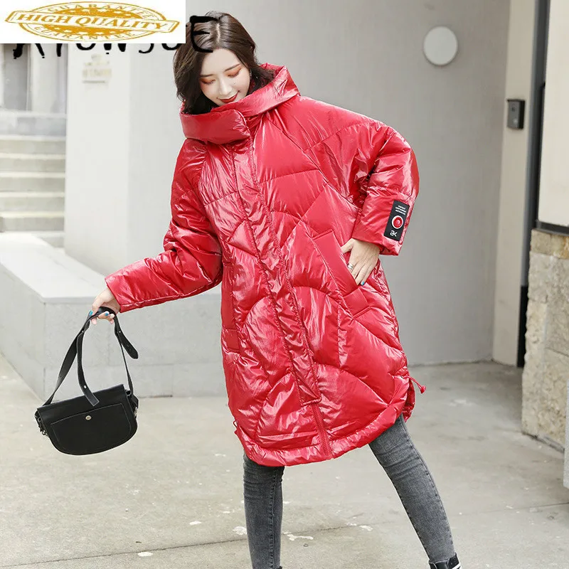 Jas Vrouwen Witte Eend Down Jas Winter Donsjack Vrouwen Jas Koreaanse Hooded Puffer Jas Chaqueta Mujer 8073 YY1322 Jas Vrouwen Witte Eend Down Jas Winter Donsjack Vrouwen Jas Koreaanse Hooded Puffer Jas Chaqueta Mujer 8073 YY1322