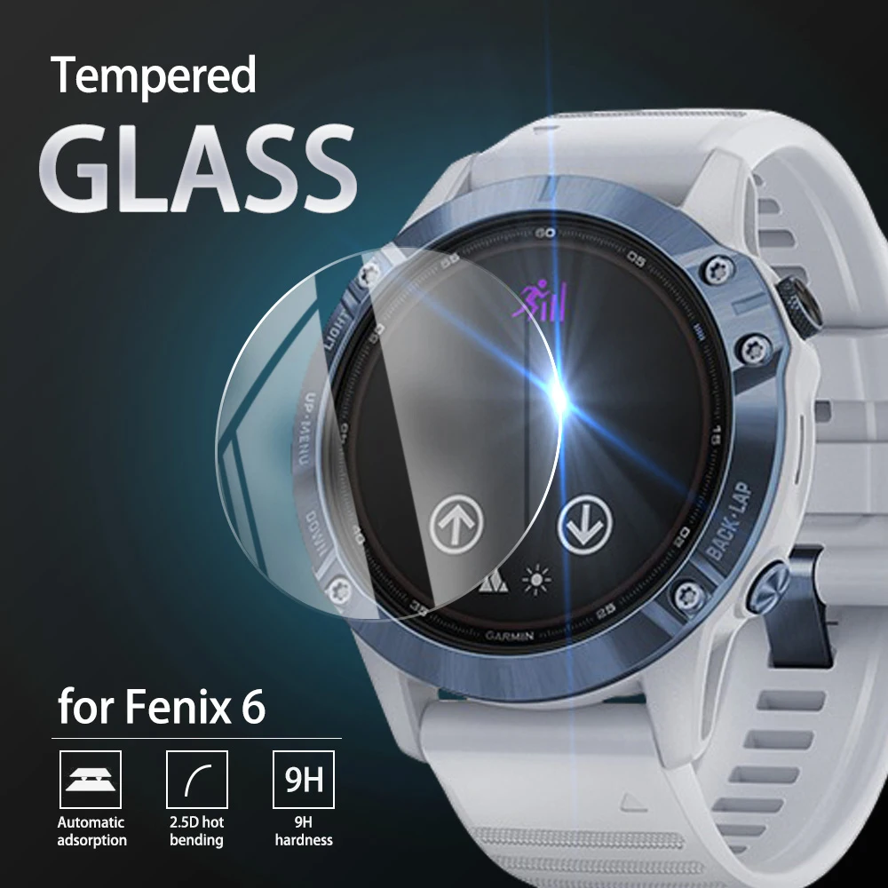 5 шт. 9H Премиум Закаленное стекло для Garmin Fenix 5s Plus 6S 6X 6 Pro Smartwatch защитная пленка