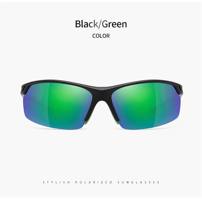 Ultraleichte TR90-Rahmen Outdoor-Sport-Polarisations-Sonnenbrille für Herren, UV400 Blendschutzbrille für Damen, Sicherheits-Fahrbrille, Gafas De Sol – Detail 20