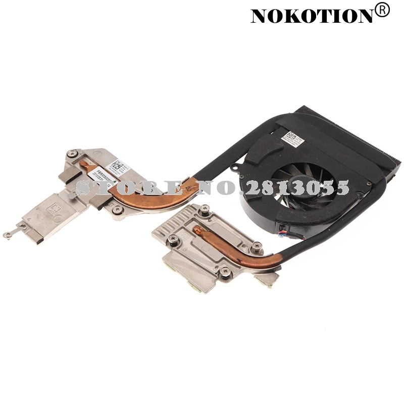 Оригинальный Для DELL XPS 1645 радиатор с вентилятором CN-0RVK8X 0RVK8X RVK8X FBRM5005010 CN-0W520D W520D