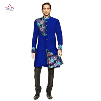 

2017 Spring Mens African Clothing Long Sleeve Slim Fit Mens Shirt Print Cotton Dashiki Men Camisa Social Masculina BRW WYN279