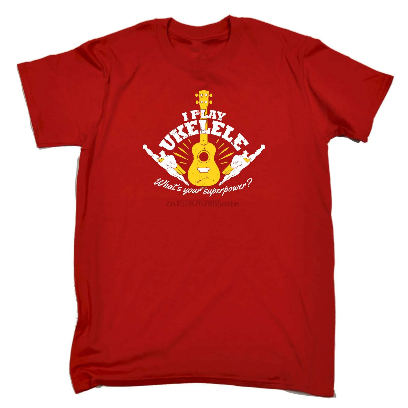 Funny Novelty T-Shirt Mens tee TShirt I Play Ukelele Whats You Superpower | Мужская одежда