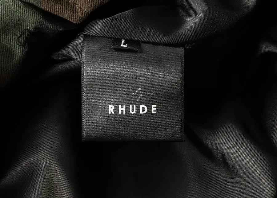 Куртка-бомбер RHUDE, камуфляжные куртки для мужчин и женщин, harajuku, уличная куртка, лучшее качество, плотное хлопковое пальто, армейская зеленая куртка RHUDE