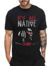 Футболка с принтом «Движение», «это все родные земли», племя американцев