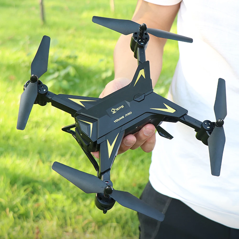 Квадрокоптер K601G профессиональный широкий угол обзора 4K Full HD камера Wi Fi GPS следуй