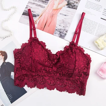 

Fashion Push Up Lingerie Brassiere Comfort Bralette Underwear Bra Plus Pads Intimates Free Size Sexy Lace Bras Women Backless