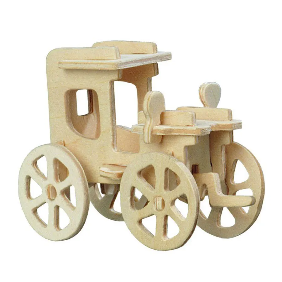 

Retro classic cars Wooden Building Blocks 3D Car Model Brick Educational Toys Children Christmas Gift