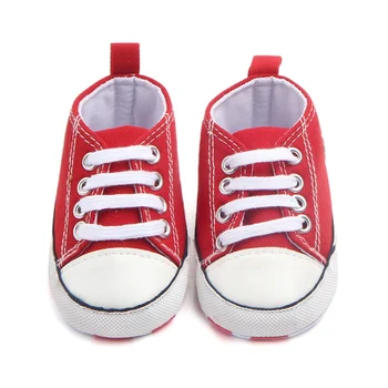 

2020 Newborn Canvas Sports Sneakers Newborn Baby Boys Girls First Walkers Shoes Infant Toddler Soft Sole Anti-slip Baby Shoes