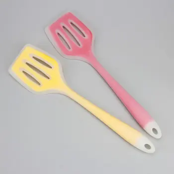 

Nonstick silicone slotted turners pot shovel cooking spatula fried shovel flexible silicone frying pan turner spatula