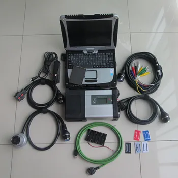 

new arrival Diagnostic-tool MB STAR C5 SD CONNECT with CF-19 toughbook laptop 4g ram run fast installed 360gb ssd software
