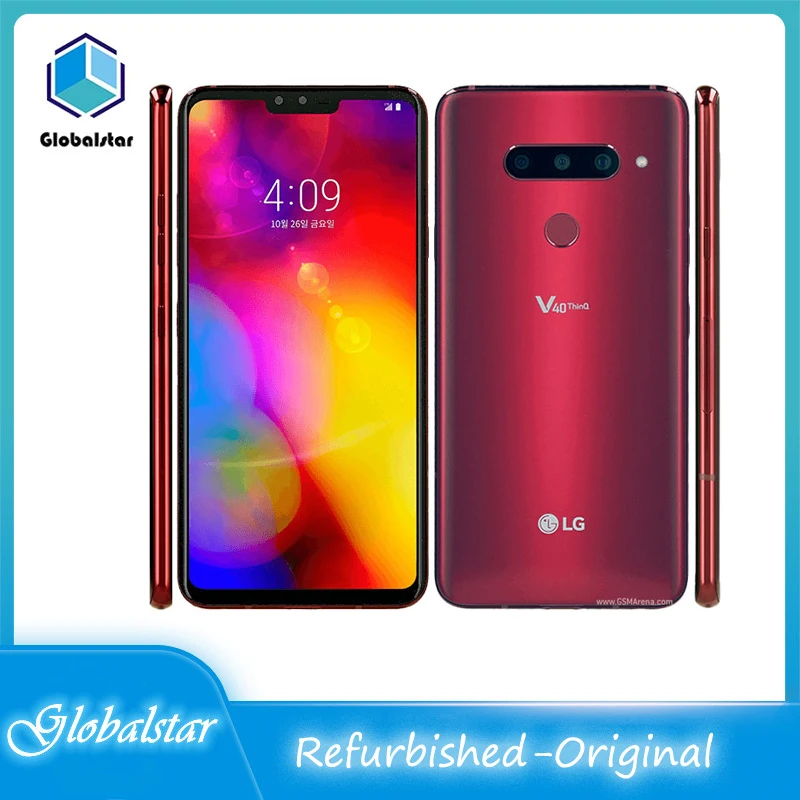 Оригинальный разблокированный сотовый телефон LG V40 ThinQ с двумя SIM-картами
