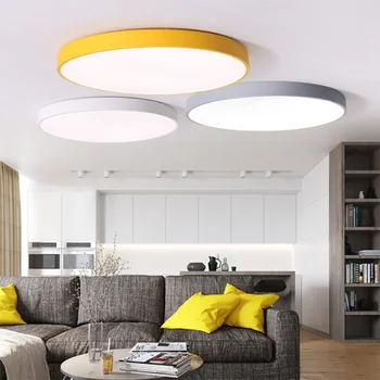 

24W Modern Macaron LED Light Surface mount 23/30/40CM Wall Lamp for Decorative bed side home interior Wall Lights AC220V-240V