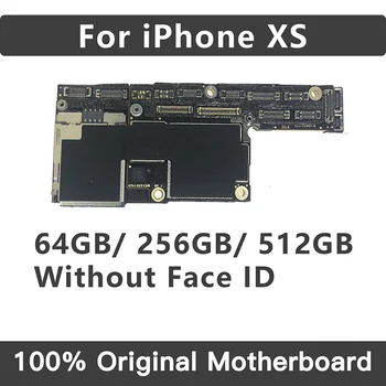 

unlocked For iphone XS motherboard without face ID XS replaced board card new IOS update logic board 64GB/256GB/512GB mainboard