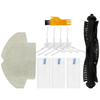 

For Robots 360 S6 Vacuum Cleaner Parts Housewares Side Roller Brushes Filters Brush Filter Accessories Cleaning Mop Rag Kit