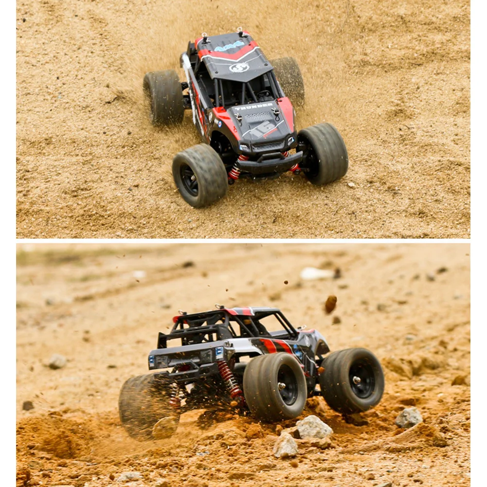 40+ MPH детская модель 2,4 ГГц Высокая скорость 4WD RC автомобиль пластик на батарейках гусеничный 1:18 простота в эксплуатации внедорожный пульт дистанционного управления большой