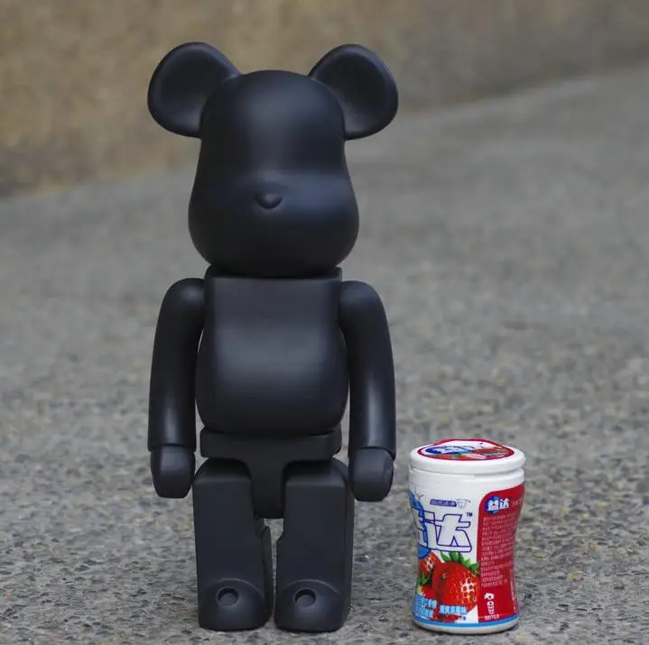 28 см 400% Bearbrick медведь@ brick фигурки блок Медведь ПВХ модели Фигурки DIY краски куклы детские игрушки детские подарки на день рождения