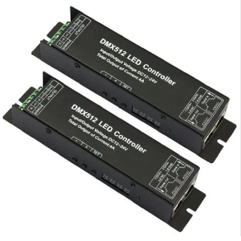 Dmx 512 декодер драйвер Dmx512 Rgbw контроллер для светодиодный светильник 12 V 24 V| |