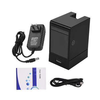 

Aibecy Hands-free Wired 1D 2D QR Barcoder Scanner Omnidirectional Desktop Bar Code Reader Scanning Platform Mobile Payment