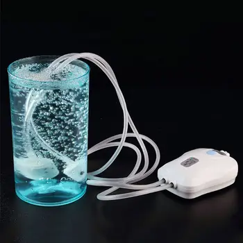 

1/2 Holes USB Charging Air Bubble Stone Aerator Portable Silent Oxygen Pump Aquarium Fish Tank Pond Pump Aerator Compressor