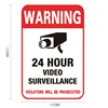 Hot Sale Durable 24 Hour CCTV Video Surveillance Monitor Camera Security System Warning Sign Self-adhesive Wall Stickers ► Photo 3/3