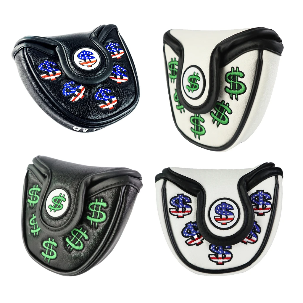 American Styles Golf Club Putter Headcover Waterproof Golf Mallet Head Cover Center Universal Putter Guard fit Most Putter Head