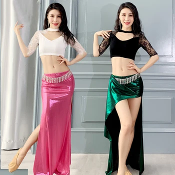 

Belly Dance Costume For Women Lace Bollywood Bellydance Practice Dancing Wear Sexy Gypsy Carnival Performance Clothing DC2565