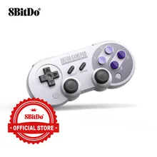 8bitdo SF30 Pro Sans Fil Bluetooth Manette de jeu avec Joystick pour Windows Android macOS Nintendo Switch Vapeur