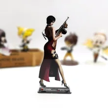 Resident 2 Ada Wong HM-Soporte de acrílico para figuras, soporte para placa, decoración de escritorio de anime