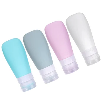 

4pcs Bottles Silicone Creative Cosmetic Lotion 60ml Shampoo Travel Bottle Storage Bottle