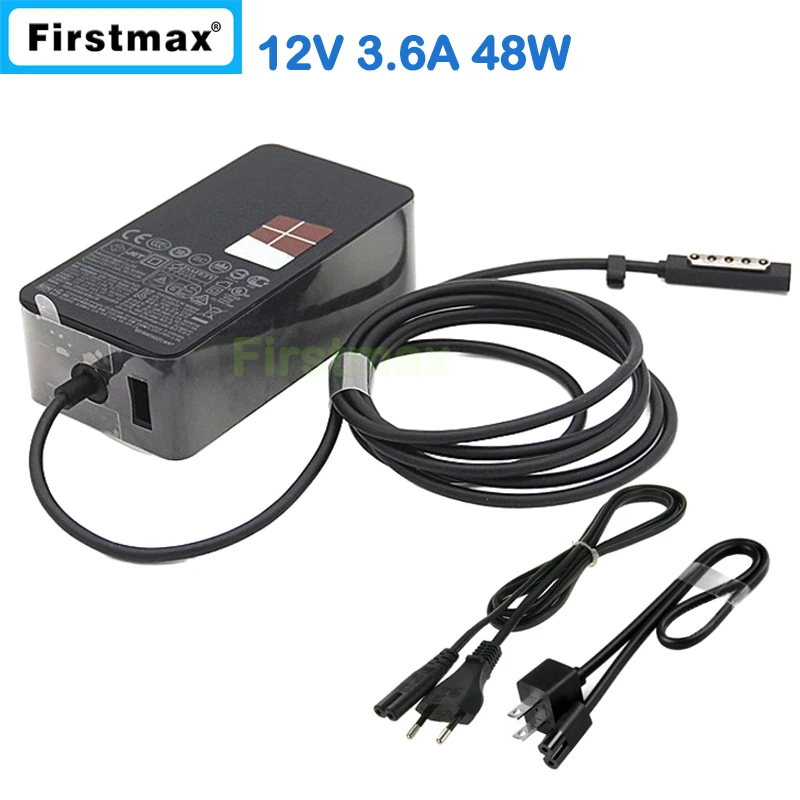Pidgin aanbidden Heb geleerd 12v 3.6a 45w For Microsoft Surface Charger Pro 1 Pro 2 Windows 8 Power  Adapter Tablet 1514 1536 1601 Rt Rt2 Charger Fast Charge - Laptop Adapter -  AliExpress