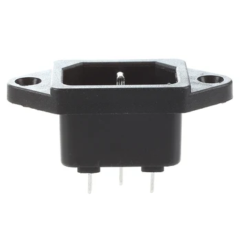 

10 Pcs Black 3 Pins IEC320 C14 Inlet Power Plug Socket AC 250V 10A
