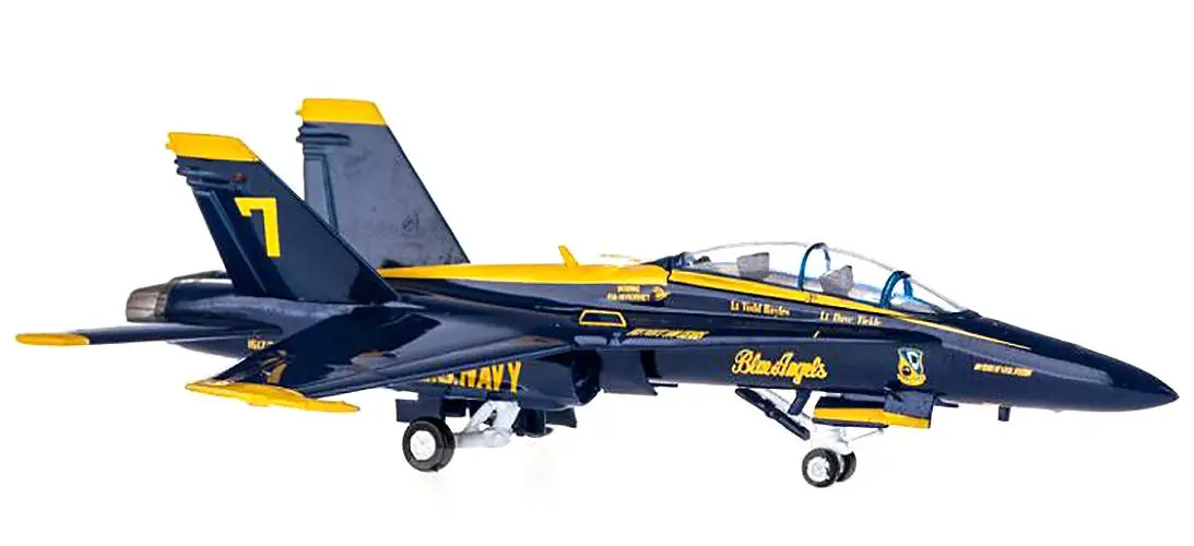 USA Boeing F/A-18A Blue Angel 1/200 diecast model aircraft Hogan