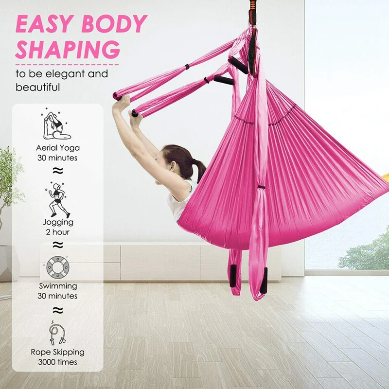 

Aerial Yoga Swing Set Antigravity Ceiling Hanging Yoga Hammock Yoga Swing Inversion Tool