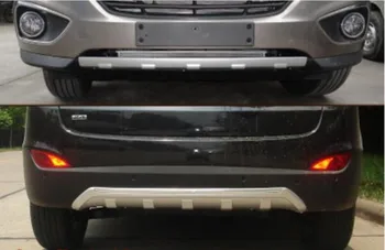 

High quality ABS plastic front and rear bumper protector 3 PCs fit for Hyundai ix35 Tucson 2010 MK2/2012 2013 2014 2015